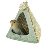 jopiuieo Lit - Abri suspendu - Maison de repos tissée pour perruches avec effet rafraîchissant pour aras inséparables calopsittes