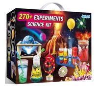 JOPSHEEN 270+ Expériences Scientifique pour Enfants, Activités Laboratoire de Chimie et Kit, Kits Éducatifs et Jeux Science, Volcans, éducatif Activites Manuelles, Jeux éducatifs