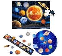 JOPSHEEN 3 Puzzle Système Solaire, Jouet de Puzzle Spatial et Cadeau pour Les Garçons et Les Filles, Jouet Scientifiques Educatif