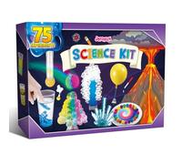 JOPSHEEN 75 Expériences Scientifique pour Enfants, Activités Laboratoire de Chimie et Kit, Kits Éducatifs et Jeux Science, Volcans,éducatif Activites Manuelles, Jeux éducatifs