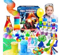 JOPSHEEN Kit Experiences Scientifiques Enfant, Projet Scientifique STEM Activité Jouet Garçon Fille Cadeau, Jeu de Chimie, Volcan Enfant, éducatif Activites Manuelles