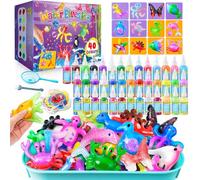 JOPSHEEN Magic Water Elf, 40 Bouteilles Aqua Gel, DIY Magic Gel Magique Activites Manuelles pour Enfants