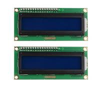 Jopto 2 Pièces IIC / I2C 1602 Série 5V écran LCD Rétro-éclairage Bleu pour Arduino 2560 AVR, Afficheur de Module LCD Série IIC I2C TWI 1602 pour Arduino Uno R3 2560 16x2