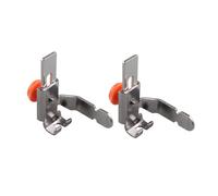 Jopto 2 Pièces Pied-de-biche de Machine à Coudre de Passepoil de Fermeture à Glissière Réglable Compatible avec la Plupart des Machines à Coudre Domestiques à Tige Basse Brother Singer Janome Toyota
