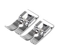 Jopto 2 Pièces Pied-de-biche pour Point Droit de 1/4 Pouce Accessoire pour Machine à Coudre Domestique à Tige Basse Singer, Brother, Janome, Toyota, Juki, Babylock, Euro-Pro, Kenmore, Simplicity