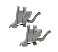 Jopto 2 Pièces Support de Pied-de-biche pour Machine à Coudre Adaptateur Universel Standard Encliquetable Machines à Coudre en Acier Compatible avec Brother, Toyota, Kenmore