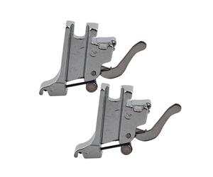Jopto 2 Pièces Support de Pied-de-biche pour Machine à Coudre Adaptateur Universel Standard Encliquetable Machines à Coudre en Acier Compatible avec Brother, Toyota, Kenmore