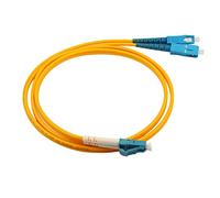 Jopto Câble de raccordement LC vers SC en fibre optique 1 m/100 cm OS1/OS2 monomode duplex 9/125 (LSZH) pour émetteur-récepteur SFP 10 Go/Gigabit - 1 m (LSZH) 9/125 um Pigtail