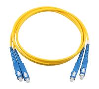 Jopto - Câble/Rallonge Fibre Optique - SC/APC à SC/APC Monomode Duplex 9/125 μm Jarretière Optique LSZH - Blindage et Connecteur Renforcée - Perte Très Fiable (1M)