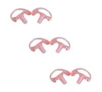 Jopto Embout oreillette Silicone de ecouteur pour Tube sonore, Tube Acoustique oreillette de Talkie walkie (3 Paires Milieu)