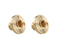 Jopto Lot de 2 écrous de vis T8 en laiton - Pas de 2 mm - Trapézoïdales - Pour axe Z de 8 mm