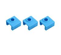 Jopto Lot de 3 blocs de chauffage en silicone imprimante 3D 280°C Résistant aux hautes températures pour MK7 MK8 MK9 Hotend Compatible avec Ender 3 CR-10 ANET A8 (Bleu)