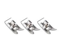 Jopto Lot de 3 Pieds Droits pour Machine à Coudre Domestique à Clipser universels Zig Zag Standard pour Brother, Elna, Janome, Jones, Frister & Rossman, Husqvarna, Pfaff, Singer, Toyota, Viking
