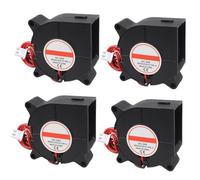 Jopto Lot de 4 ventilateurs de refroidissement sans balais pour imprimante 3D 40 x 40 x 20 mm 4020 DC 24 V avec terminal à 2 broches compatible avec extrudeuse d'imprimante 3D avec câble de 30 cm