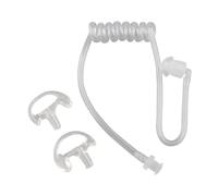 Jopto Tube Acoustique de Rechange Transparent avec 1 Paire écouteurs en Silicone Souple pour Talkie Walkie Casque Oreillette Compatible avec Motorola Kenwood Baofeng Radio Audio Bidirectionnelle