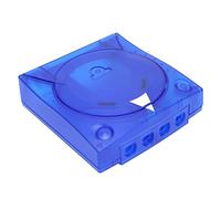 Jopwkuin Boîtier translucide, Bleu résistant aux Rayures, Facile à enlever, Remplacement du Bouclier en Plastique translucide pour Dreamcast DC