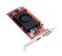 Jopwkuin Carte Graphique Fine à Faible Consommation D'énergie pour Ordinateur de Travail, Carte Vidéo PC, Interface Multimédia DVI VGA HD, Adaptée à la Navigation Web