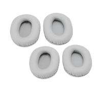 Jopwkuin Coussinets d'oreilles de Remplacement pour X Coussins D'Isolation du Bruit en Mousse à Mémoire Confortables pour de Longues Séances D'Écoute Cuir PU Durable 2 Paires (Grise)