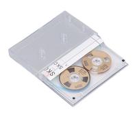 Jopwkuin DIY 46 Minutes D'enregistrement de Cassettes Vierges, Son Clair à Faible Bruit, Cassettes Bobine à Bobine pour Les Fans de Punk Rock et de Hip Hop, 1 X Boîte de Rangement Noire (Doré)