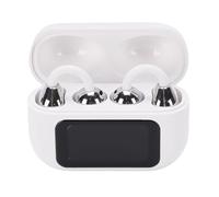 Jopwkuin Écouteurs sans Fil Bluetooth 6.0, Basse Hi-FI, Casque D'écoute pour Les Amateurs de Sport, Contrôle du Son, PC ABS, 2 Unités (Blanche)