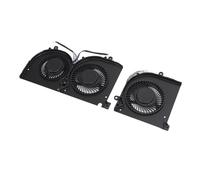 Jopwkuin Ensemble de Ventilateurs de Refroidissement CPU GPU, Double Ventilateur Robuste en Alliage D'aluminium, Installation Pratique pour GS75 P75 MS 17G1 MS BS5005HS U3I BS5005HS U3J 36"