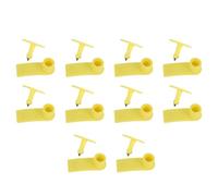 Jopwkuin Étiquette D'oreille étanche pour Animaux de Bétail, Dispositifs D'identification par Radiofréquence UHF, 860-960MHz, capacité de Mémoire 512 Bits, 10 Mâles, 10 Femelles