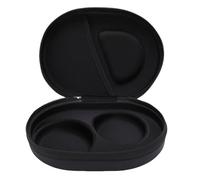 Jopwkuin Étui de Transport pour écouteurs à Coque Rigide, Cuir PU de et Conception EVA, Compagnon de Voyage pour écouteurs QC Ultra sans Fil, 8,46x6,3x2,36 Pouces (Noir)