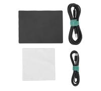 Jopwkuin Grand pavé Tactile USB Filaire, en Alliage D'aluminium, avec Fonctions Multi-gestes, pour Ordinateur de Bureau et Portable (Noir)