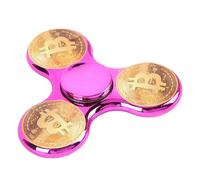 Jopwkuin Jouet Gyroscope du Bout des Doigts, Galvanoplastie ABS, Jouet Sensoriel Rotatif pour Les âges, Rotation Douce et Régulière, Efficace en Cas de Manque de Concentration, Apparence à la Mode