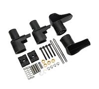 Jopwkuin Kit de Poignée de Carénage de Réservoir de Carburant de Châssis, Remplacement Robuste pour VN VNL 2004 - 2017, Kit de 30 Pièces pour Ateliers de Réparation Automobile, Matériau ABS