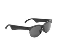 Jopwkuin Lunettes de Soleil Polarisées Intelligentes avec Haut-parleur Bluetooth pour écouter de la Musique et Passer des Appels, Idéales pour la Conduite Sportive, le Cyclisme en Plein Air, Noires