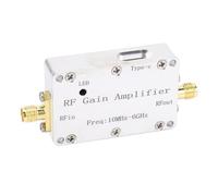 Jopwkuin Module Récepteur RF à Faible Bruit 20 DB avec Connecteur SMA pour Couverture Haute Fréquence 10 M-6 GHz, Alliage D'aluminium 1,8 X 1,2 X 0,5 Pouces