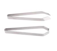Jopwkuin Pince à épiler Plate et Inclinée en Acier Inoxydable pour Arêtes de Poisson et Plumes de Volaille, Gadget de Cuisine pour les Amateurs de Cuisine, 2 Pièces
