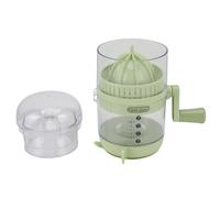 Jopwkuin Presse-Agrumes Manuel en Acier Inoxydable, Facile à Utiliser, pour Agrumes, Citron et Orange, Fonctionnement Effort pour un Usage Domestique (Vert)