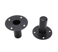 Jopwkuin Support de Poteau D'armoire de Haut-Parleur, Insert Stable en Fer Durable pour Les Performances Musicales, Installation Facile pour Les événements, Configuration PA DJ