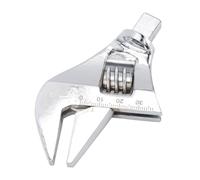 Jopwkuin Tête de clé Dynamométrique, Tête de clé à Molette CRV Flexible, Résistante à l'usure, Facile à Démonter avec échelle Transparente pour la Réparation (0 à 37 mm)
