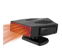 JOPWUE Chauffage de voiture portable 2025 - Dégivreur rapide - 12 V 140 W - Chauffage rapide en 60 secondes avec chauffage, refroidissement et purification de l'air - Ventilateur de voiture