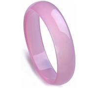 JORAsa Bracelet Lady Jade, Bracelet calcédoine Violet Rose glacé, Cadeau d'anniversaire pour mère Porte-Bonheur représente de Bonnes bénédictions, avec Une boîte à Bijoux exquise