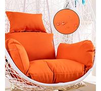 JORAsa Coussin pour balançoire de Chaise d'oeuf, Coussin de Chaise Suspendu extérieur Moelleux, Housse de Remplacement de Coussin de Chaise d'oeuf Suspendu imperméable, Coussin de Chaise hamac avec