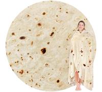 Jorbest Couverture double face motif burrito