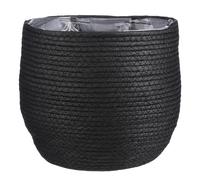 Jorck Basket rond noir - h24xd26 cm