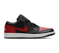 Jordan Baskets basses 'Air Jordan 1' rouge / noir, Taille 40,5