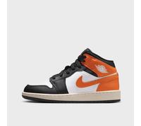 NIKE Chaussures Air Jordan 1 Mid (GS) Code DQ8423-801 Orange Garçons, Orange Blanc Noir, 39 EU