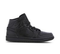 Jordan 1 Mid Homme - Baskets, Noir - Pointure 42 - Cuir, Synthétique Black 42