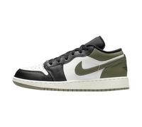 Jordan 1 petit grand enfant (GS), Noir/blanc-olive moyen, 6 Big Kid