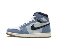Jordan 1 Retro High OG Denim Summit White/Obsidian (FQ2947 100) pour homme, Blanc sommet/obsidienne, 41 EU