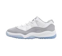 Jordan 11 Retro Low PS Basket, White University Blue Ciment Grey, 33 EU