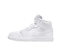 Jordan Air 1 Mid Chaussures pour homme, Blanc/blanc, 42 EU