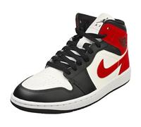 Jordan Air 1 Mid Sail/Gym Red-Off Noir-Blanc (BQ6472 160)