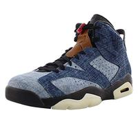 Jordan Air 6 Retro Ct5350-401 Homme, bleu (Denim délavé/noir/rouge), 42 EU